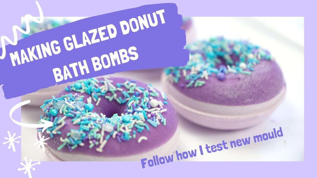 Making Bath Bomb DONUTS / Testing new mould / bath bomb DECORATING