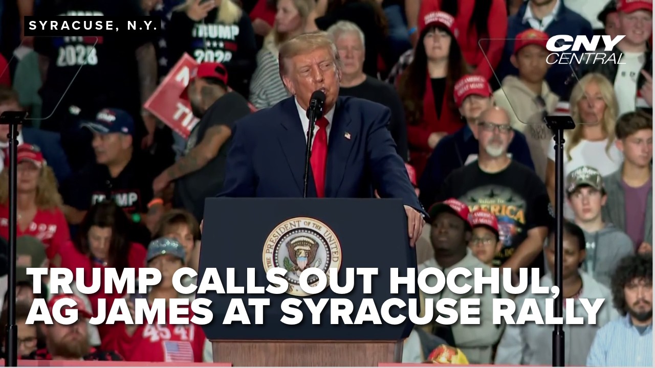 Republicans hold rally in Syracuse ahead of 2026 Midterm Election, Trump to speak