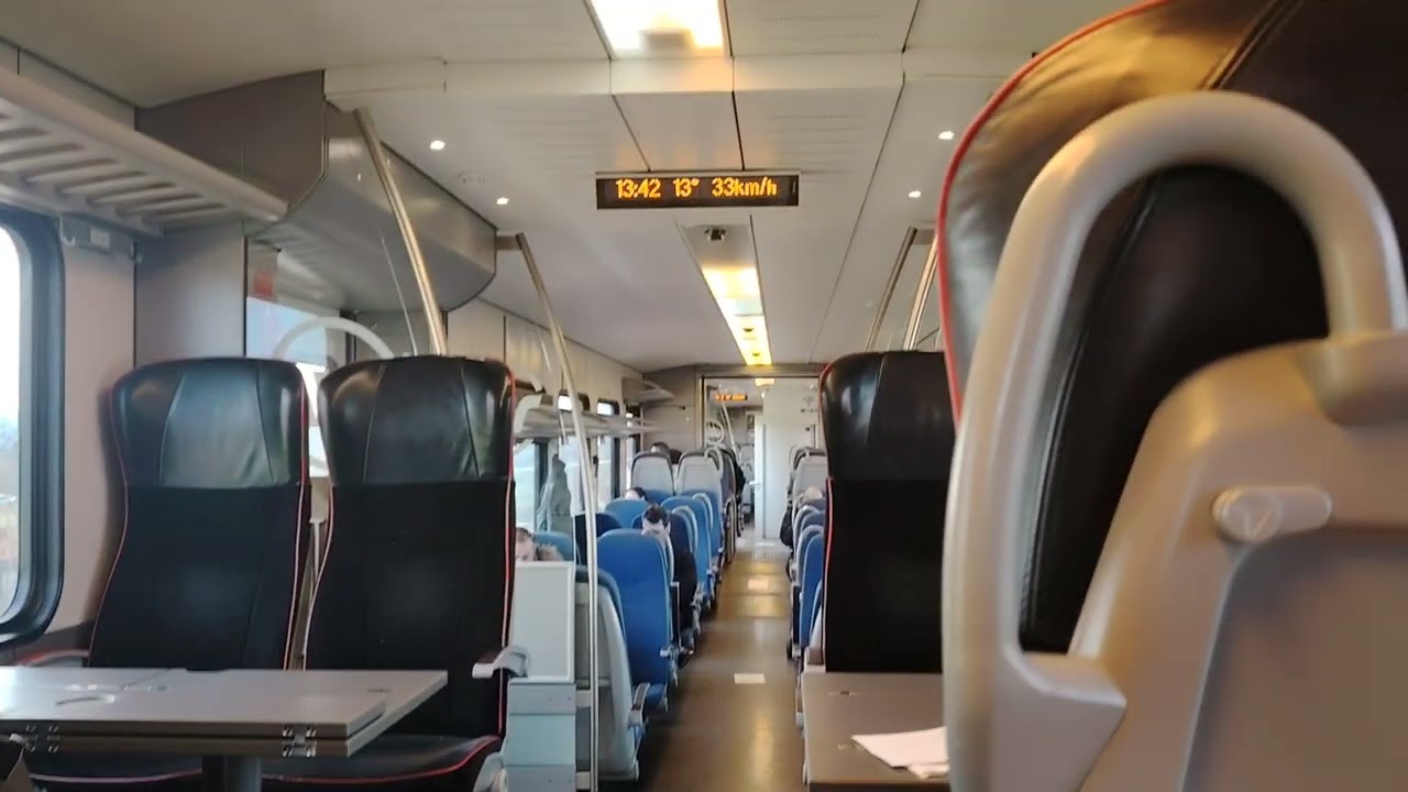 STADLER FLIRT regio 6011 Serbian railways run to Pancevo Voilovica railway station(panoramic view)