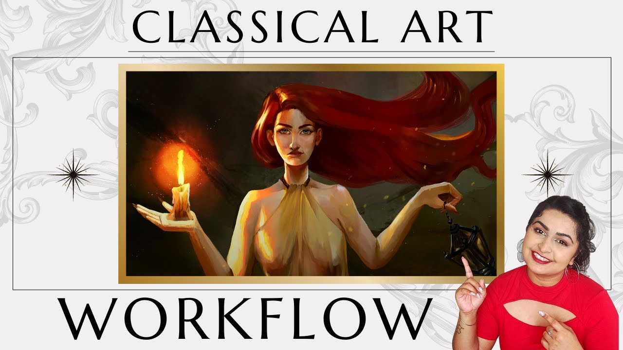 🎨 How To Paint CLASSICAL ART – Digital OIL PAINTING In Krita?! 😱