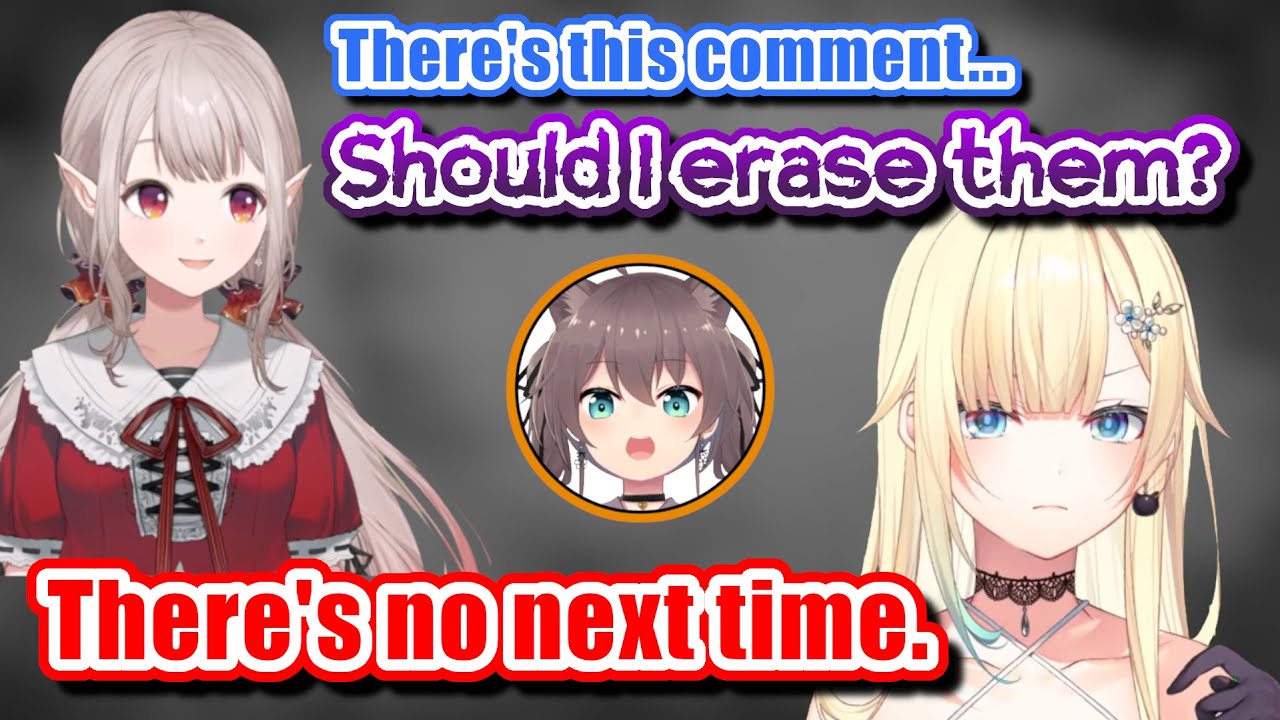 Elu Tries to Protect Aizawa Ema From Chat [VSPO/Nijisanji/Hololive]