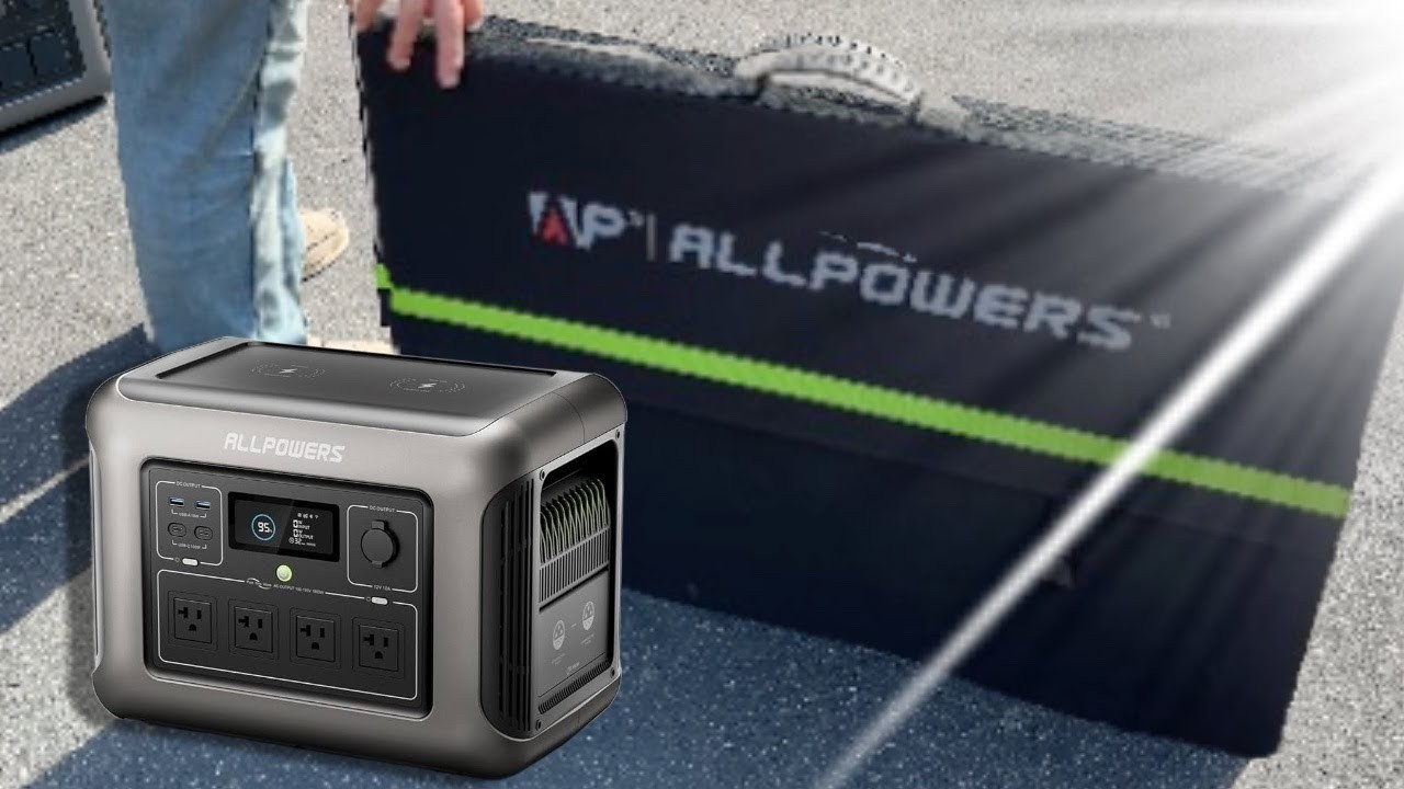 Обзор ALLPOWERS R1500 + солнечная панель 600 Вт &ndash; это идеальное решение для резервного электропит...