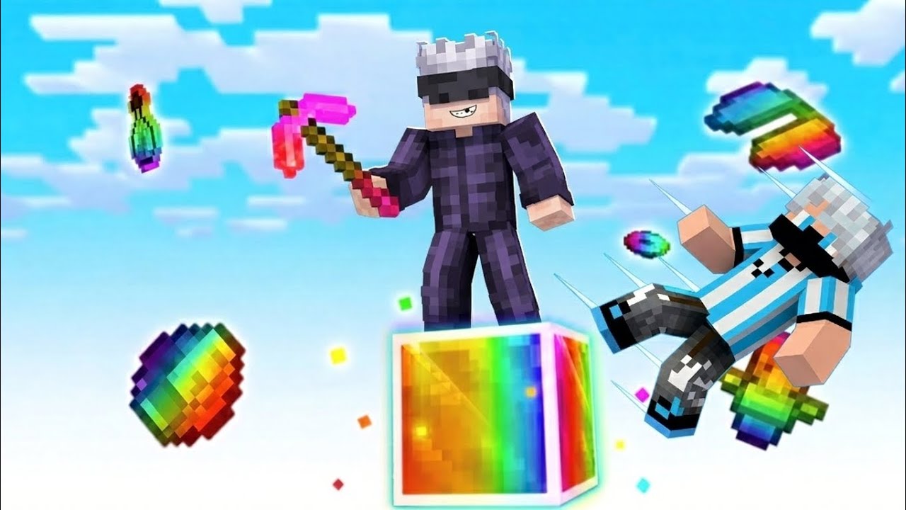 From Noob to Pro in Rainbow Block 🌈World!
