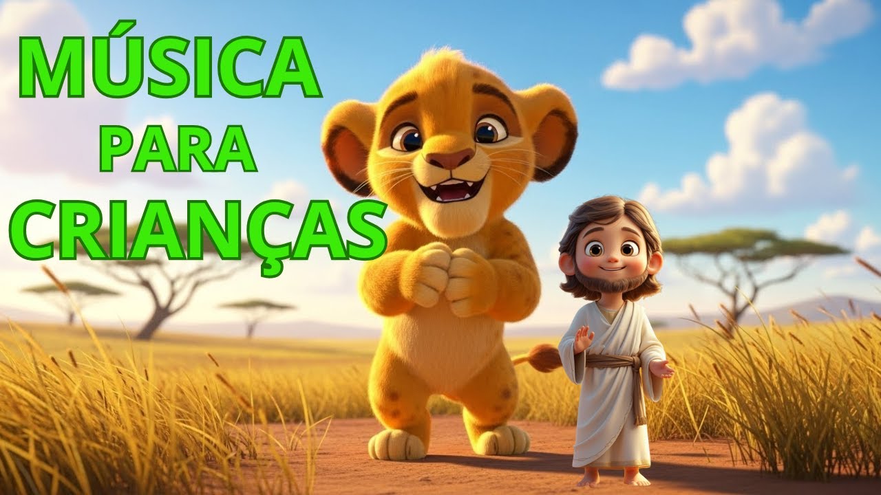 MUSICA PARA CRIANÇAS DE JESUS O LEÂOZINHO QUE DANÇA COM JESUS