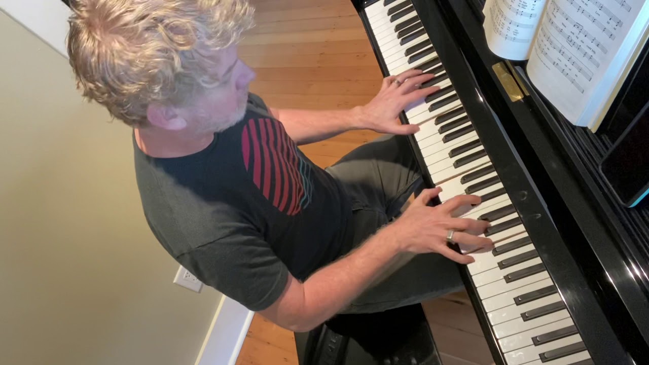 Love Lifted Me on the piano