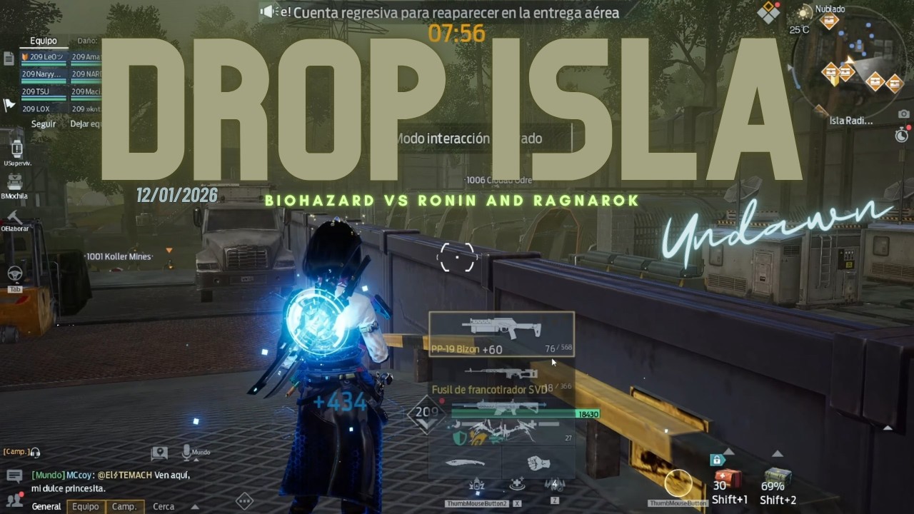 UNDAWN DROP ISLA  • BIOHAZARD VS RONIN AND RAGNAROK (12/01/2026)
