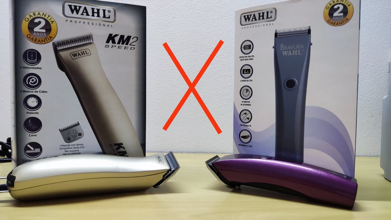 BRAVURA OU WAHL KM2? Veja esse comparativo de maquina de tosa antes de escolher a sua