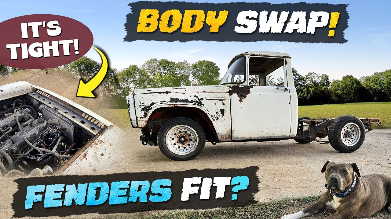 LOW BUDGET BUILD! RARE 1967 Toyota Stout. Custom Fabrication. Body Swap PT 2!!