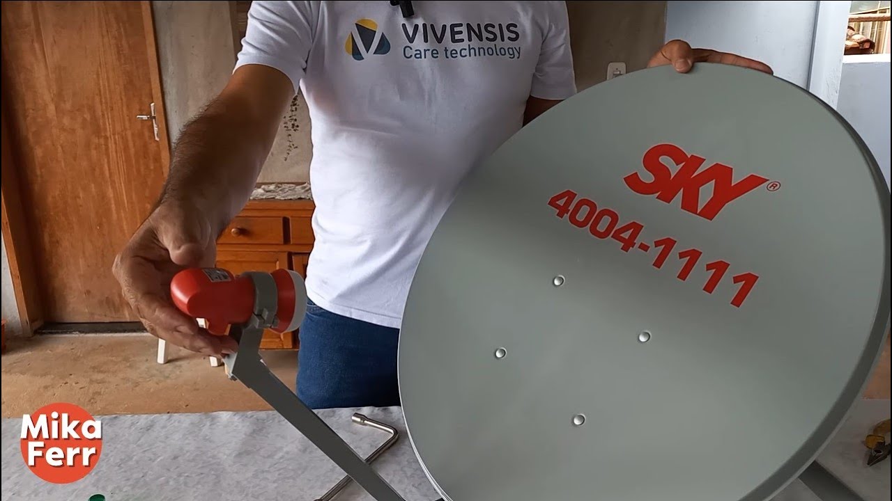 Montagem de Antena Nova Parabólica