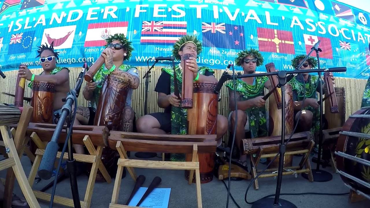 Tamarii Matairea Drumming at PIFA 2016