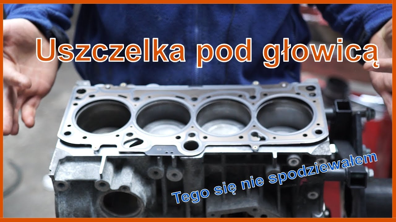 Wymiana uszczelki pod głowicą / audi 1.6 sr /