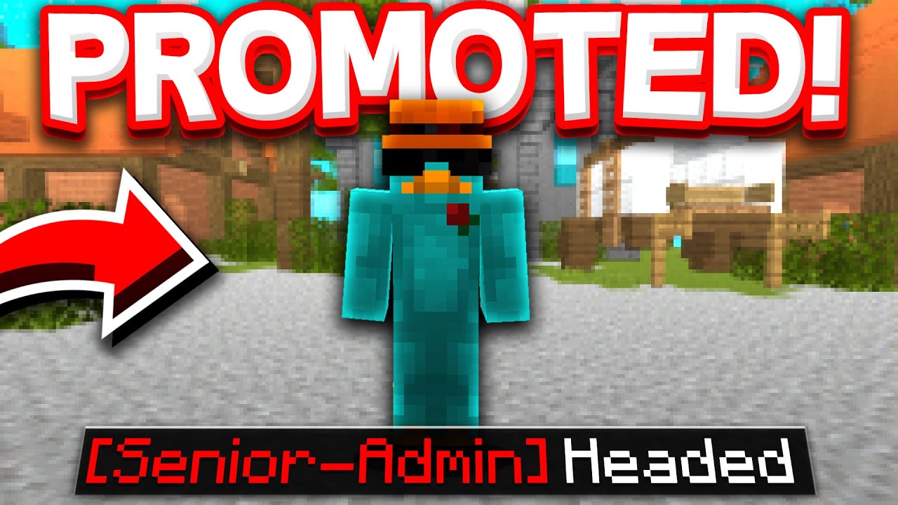 So, I got PROMOTED to Staff on this Minecraft Server!