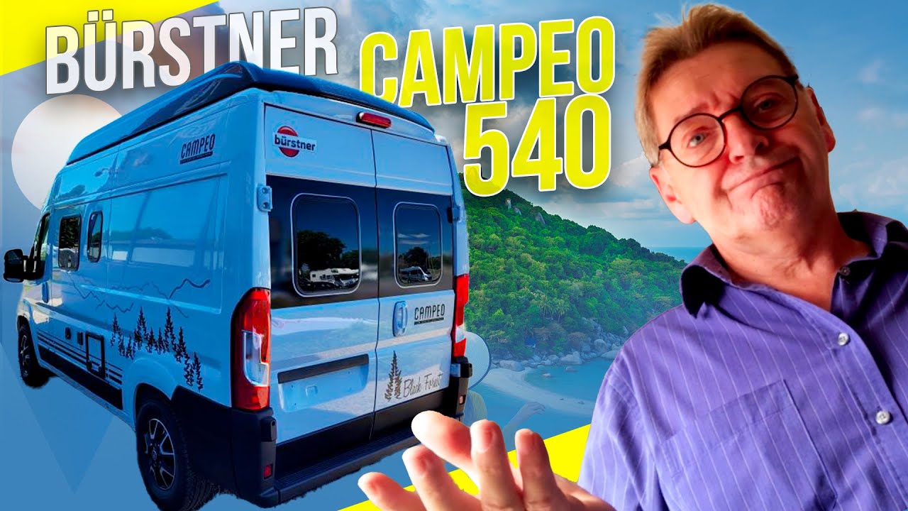 Campervan 540 de chez Burstner en version Black Forest Campeo