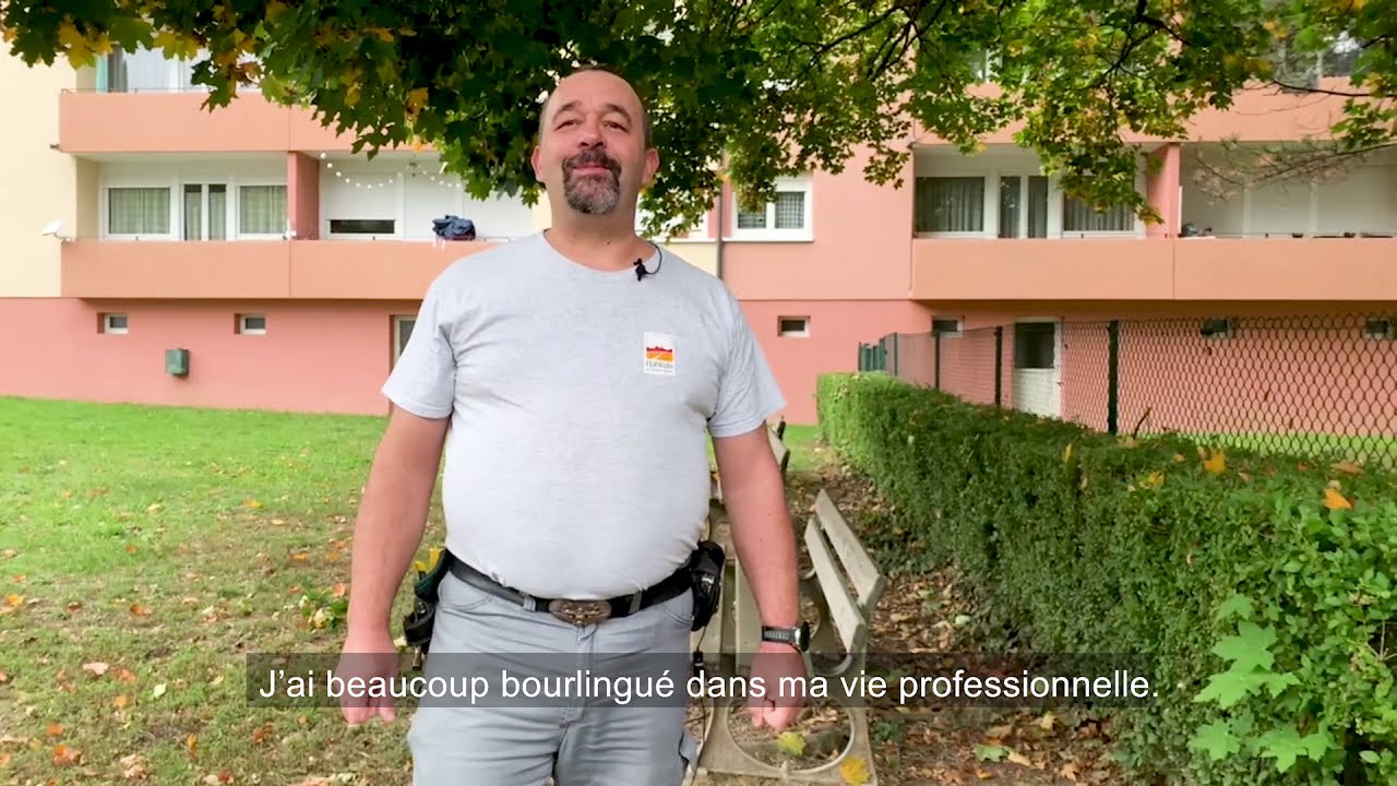 Portrait de Marc, Gardien d'immeubles à l'agence de Guebwiller