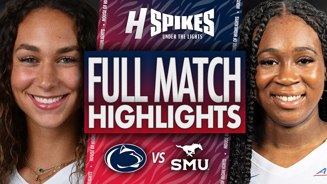 Пенн Стэйт против SMU - ПОЛНЫЙ ОБЗОР МАТЧА 🔥 Spikes Under the Lights 2026