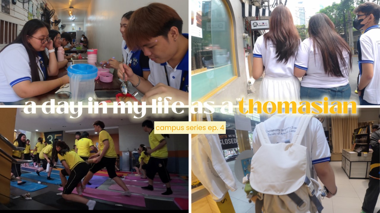 a day in my life as a thomasian || campus series ep. 4