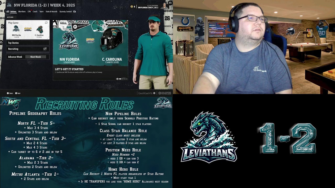 4thSL 2027 Week 18: vs Vikings *no mic*