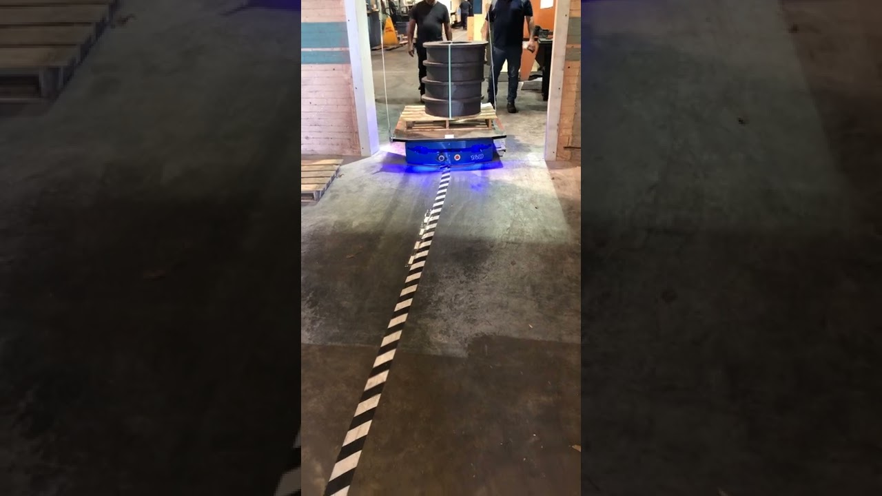How Automated Guided Vehicles Move in Warehouse