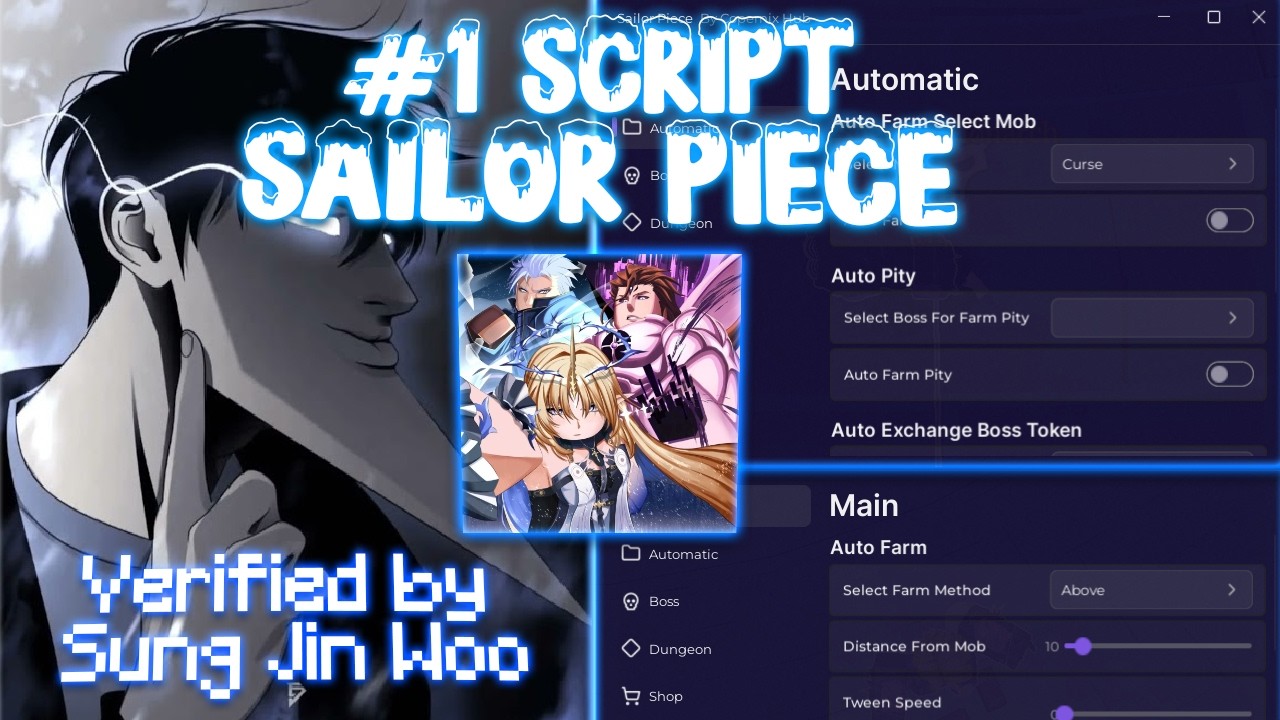 『Sailor Piece Script』Auto Dungeon, Auto Farm Level, Boss & More - Copernix Hub