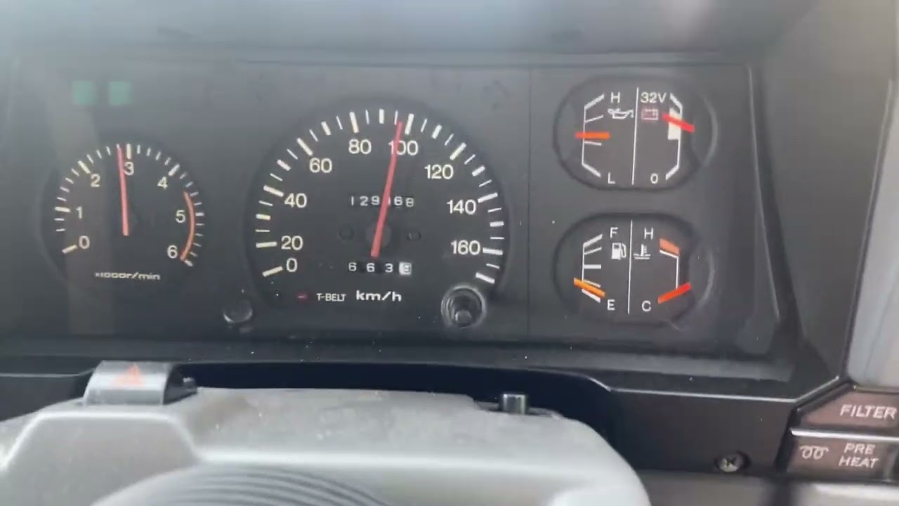 1992 Toyota Land Cruiser HZJ73 highway speeds.