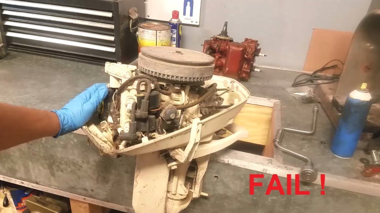 Johnson Evinrude 6 HP Shift Handle Removal
