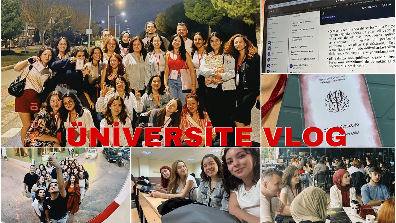 Üniveristenin ilk hafatsı I Karmakarışık bir vlog I Dokuz Eylül Üniversitesi Psikoloji