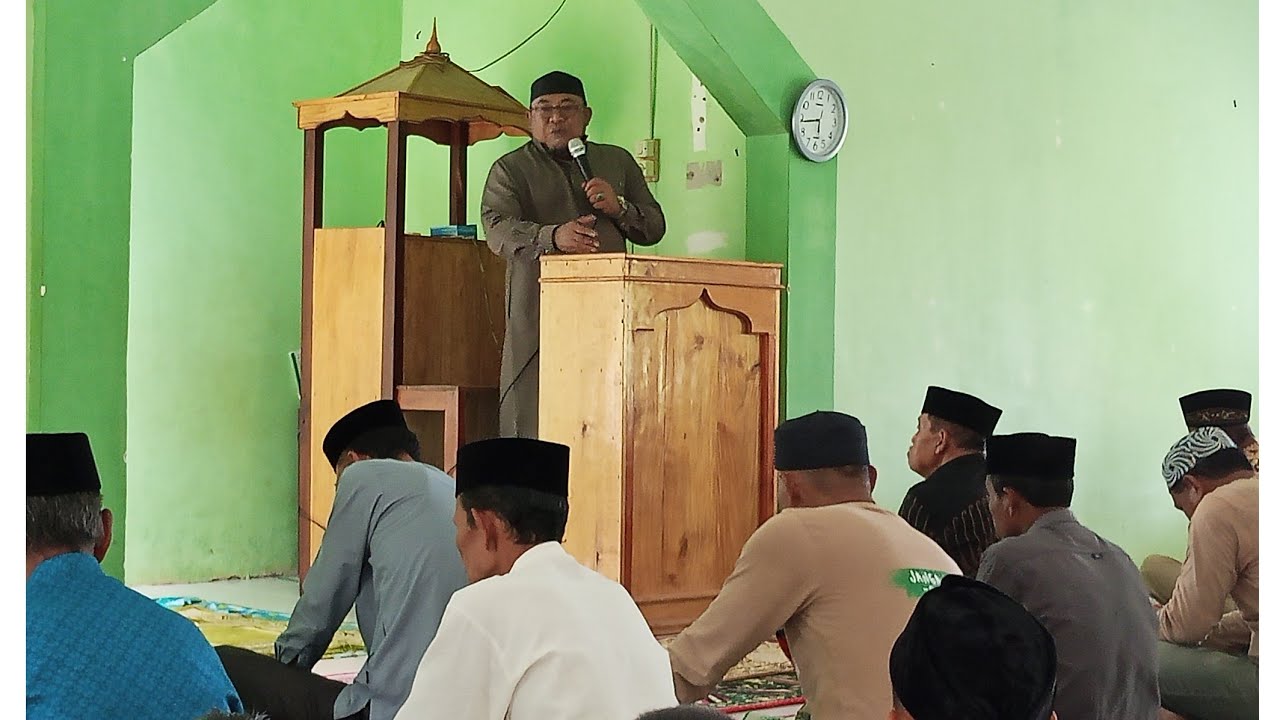 Rombongan Semangat Pagi Nusantara Shalat jumat Berjamaah di Saotanre 