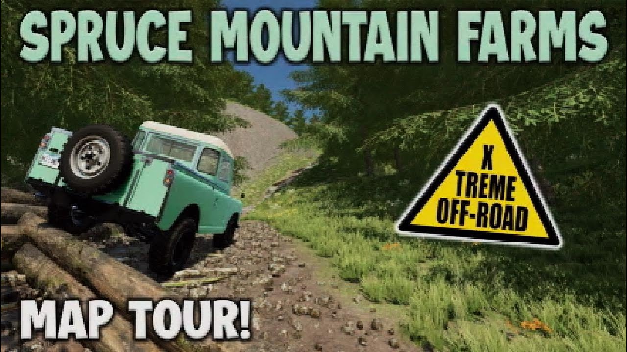 “SPRUCE MOUNTAIN FARMS” | FS22 MAP TOUR! NEW MOD MAP | Farming Simulator 22 (Review) PS5.