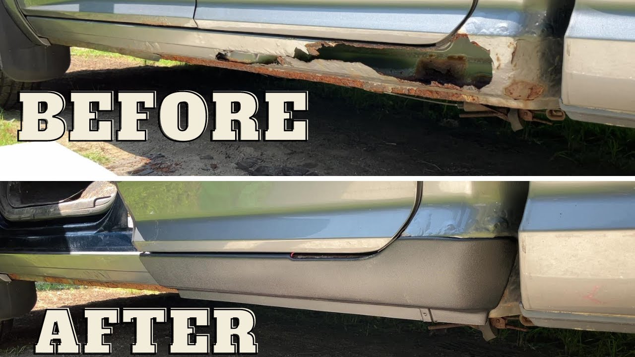 Bushwacker rocker panel covers install on Dodge Ram
