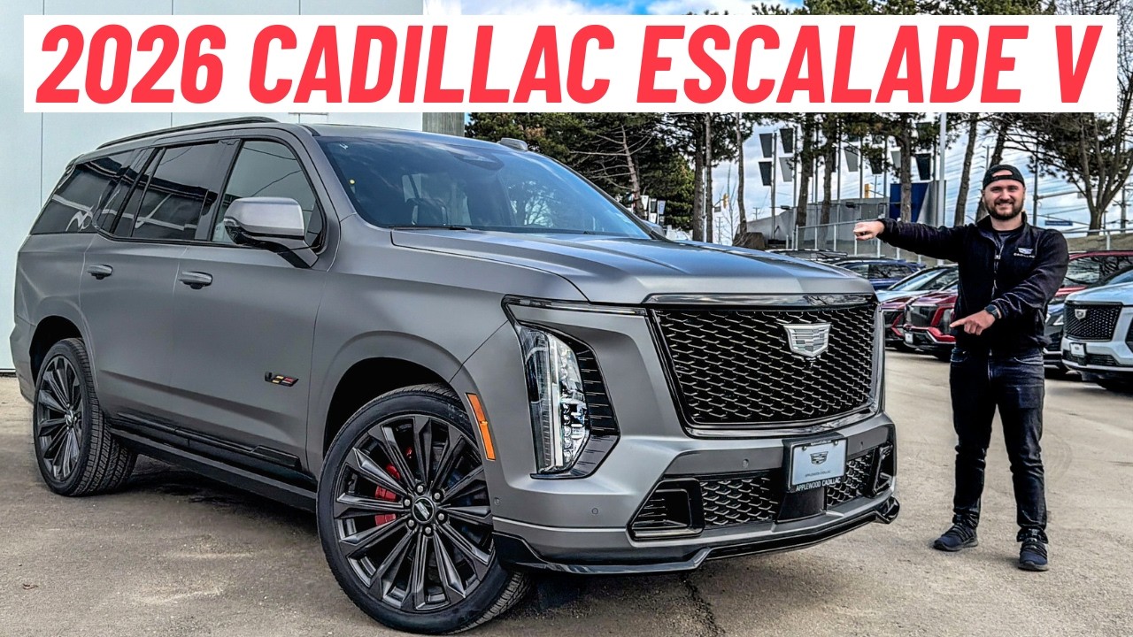 2026 Cadillac Escalade V With Executive Seating Review | RARE Matte Grey 1 of 255 | The Best SUV!