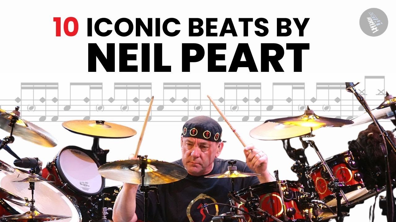 Let's Practice 10 Amazing Neil Peart Drum Grooves 🥁