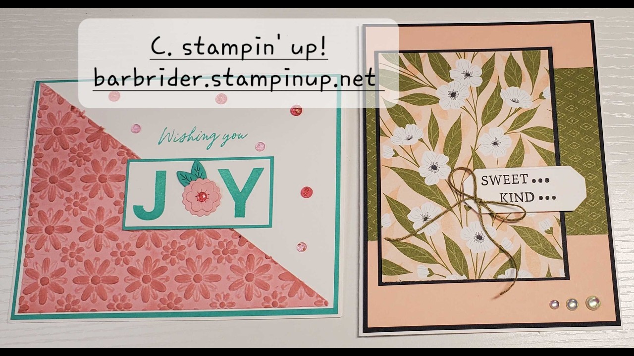 Buzz in with Barb 2.15.26  Stampin' Up! Hope, Love, Joy bundle, Words of Beauty Bundle