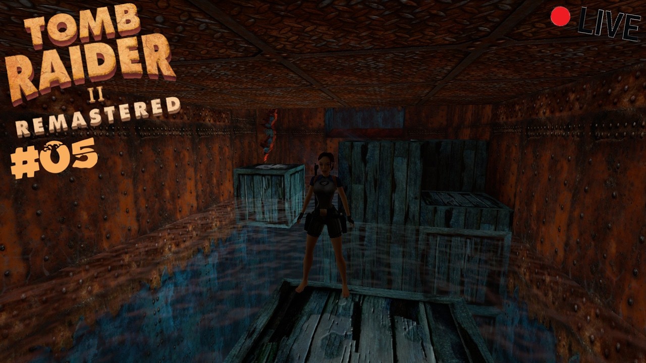 Wir sehen uns die Level im versunkenen Wrak an! // Tomb Raider 2 Remastered #05