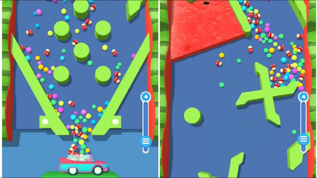 Sand Balls / Watermelon Levels / Android iOS Gameplay