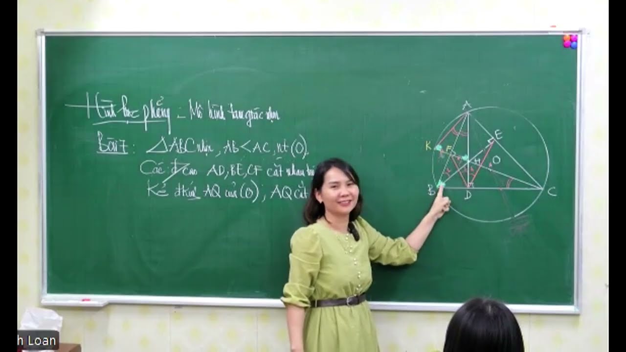 Chứng minh trung điểm- Mô hình tam giác nhọn- Hình 9 vào 10 