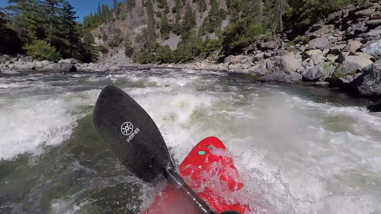 Kayaking Middle Fork of Feather River in California level around 1200 cfs Part 1 of 4