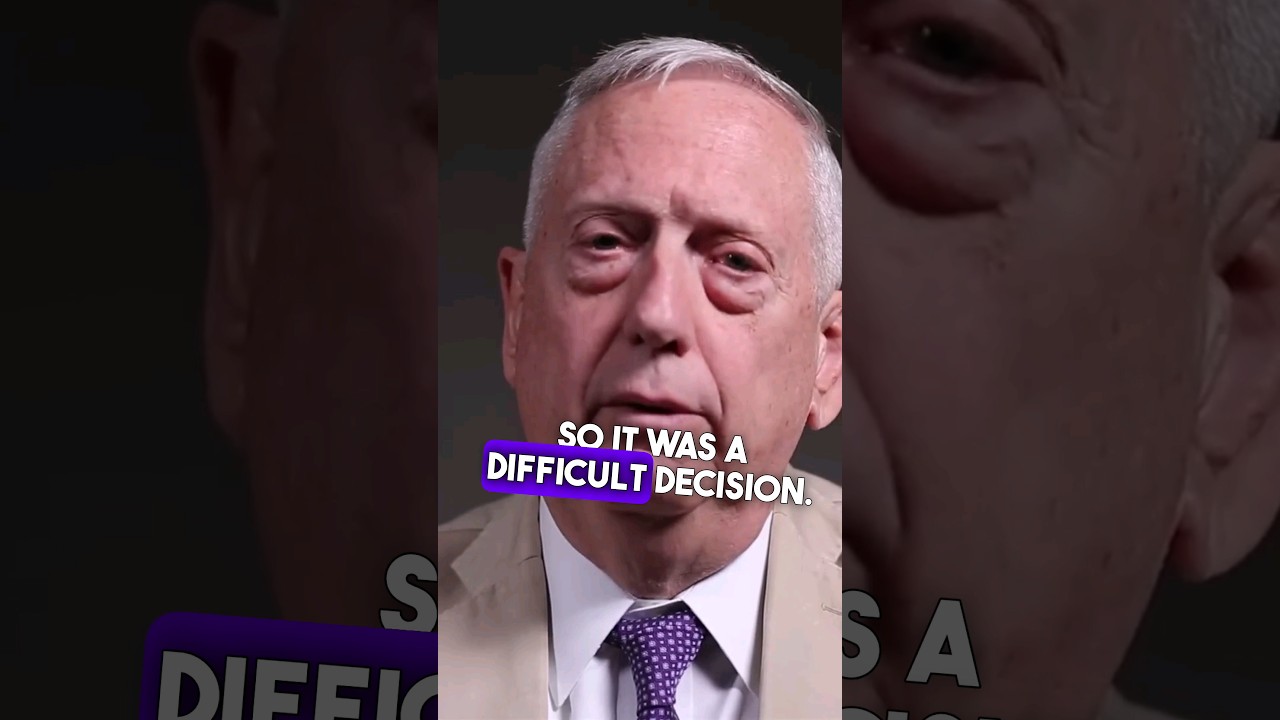 General James Mattis Difficult Decision #armygeneral #leadership #military