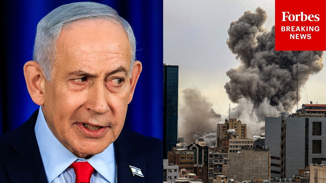 Israeli Prime Minister Benjamin Netanyahu Provides An Update On The War With Iran