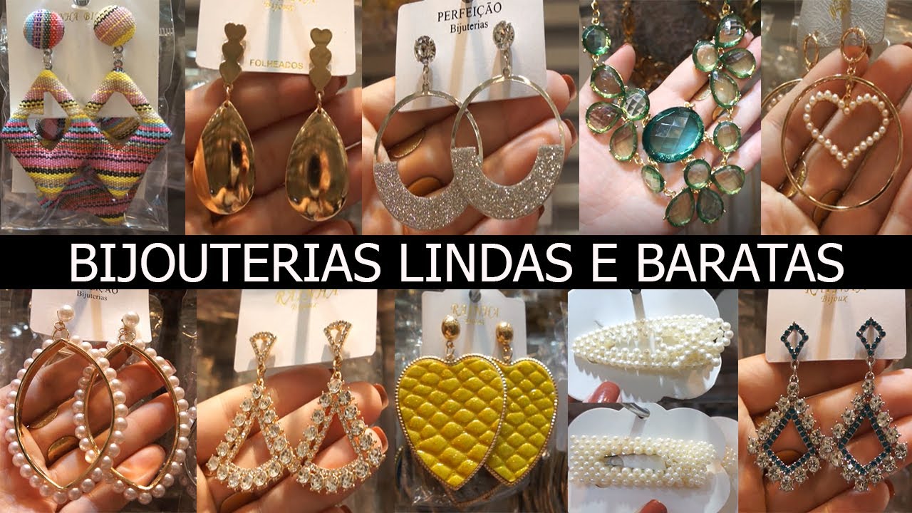BRINCOS LINDOS E BARATOS, COLARES, CHAVEIROS, ACESSÓRIOS INFANTIS - LOJA DANILO BIJOUTERIAS