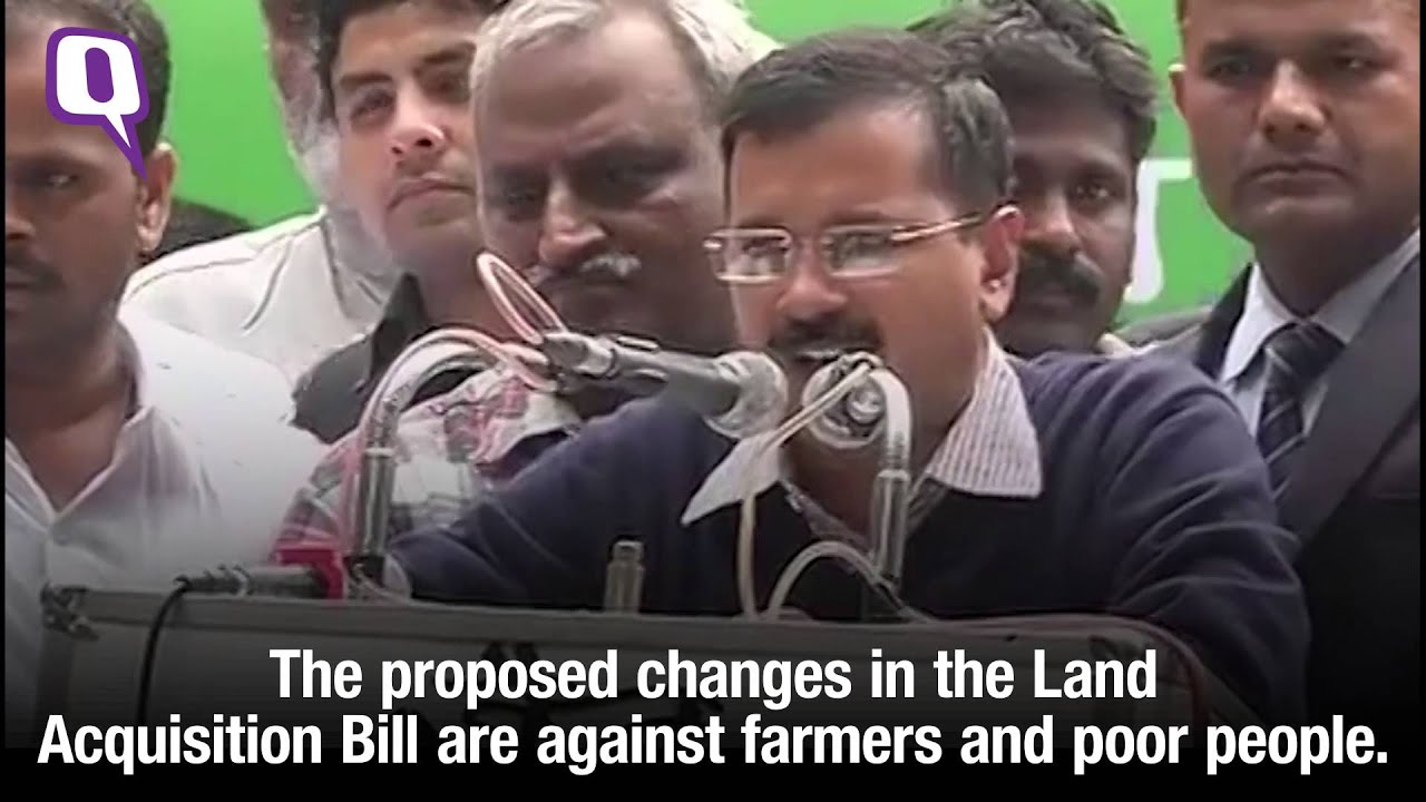 Arvind Kejriwal & Anna Hazare come together to protest against Land Acquisition Bill