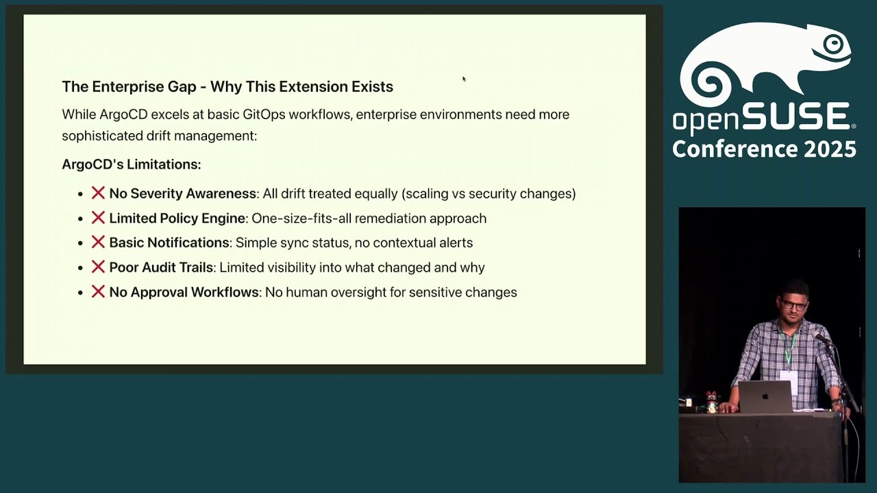 openSUSE Conference 2025 - Beyond GitOps: Building Intelligent Drift Detection and Auto-Remediation