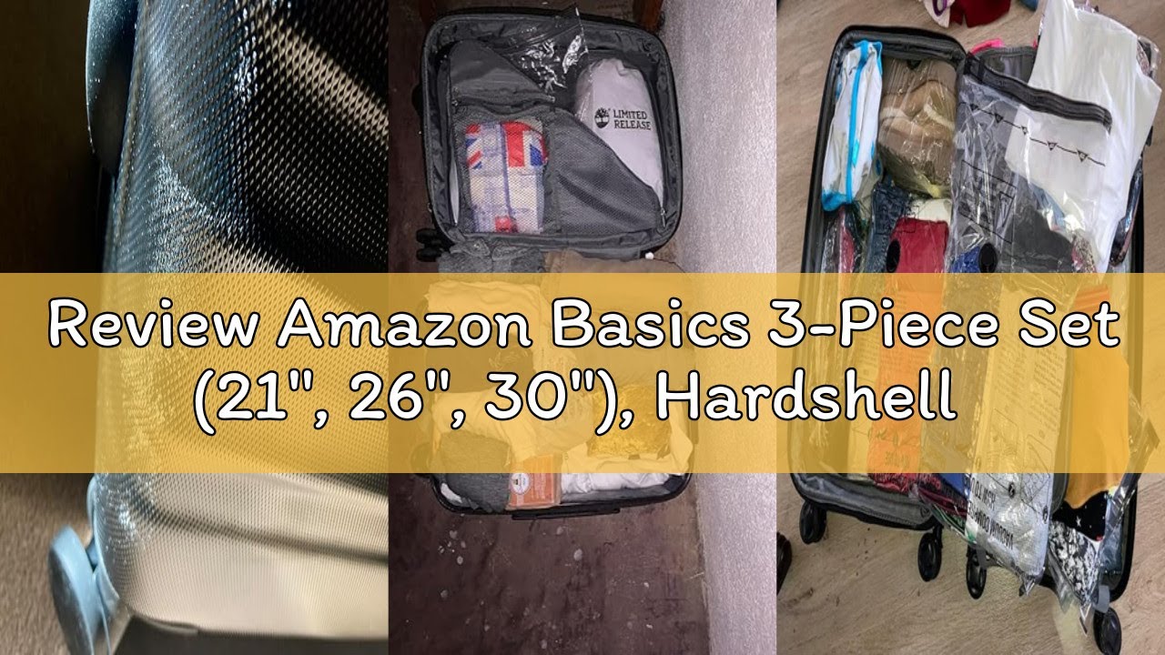 Review Amazon Basics 3-Piece Set (21