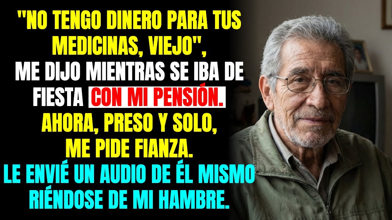 MI HIJO ME ROBÓ Y ME DEJÓ SIN COMER.AÑOS DESPUÉS LLAMÓ DESDE LA CÁRCEL.MI RESPUESTA FUE UNA GRABACIÓ