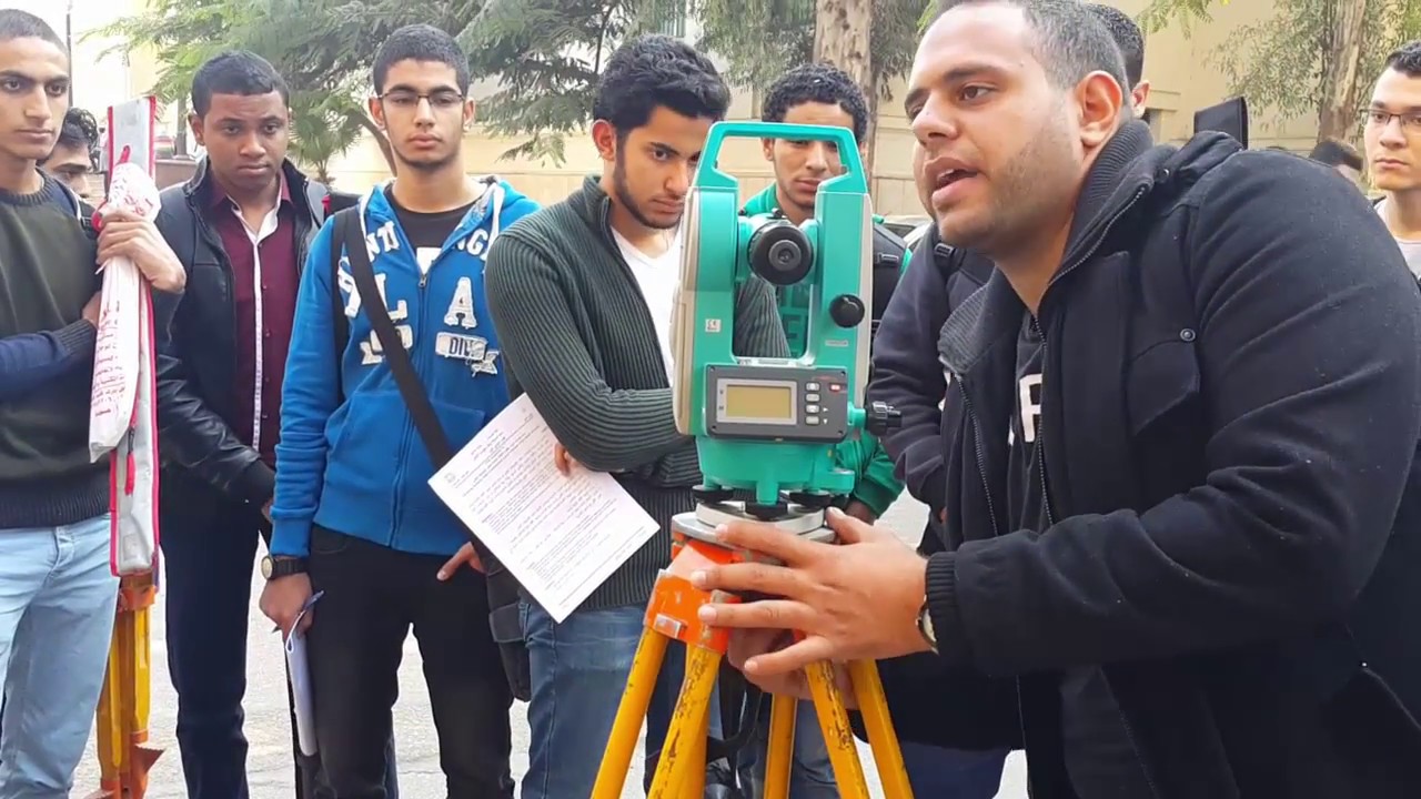 سيكشن المساحة ( شرح جهاز التيودوليت الرقمي ) لباش مهندس عمرو الدميرى