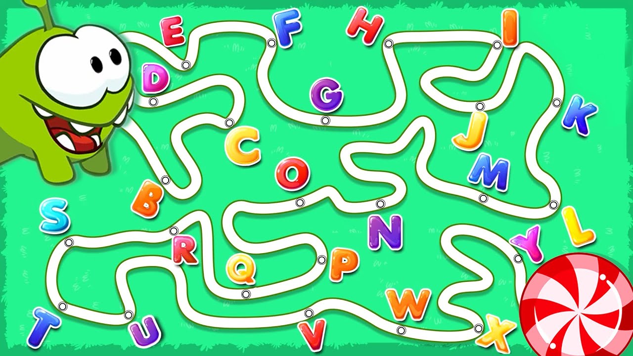 (NEW) The Alphabet Maze | Nursery Rhymes & Kids Songs | Learn With Om Nom
