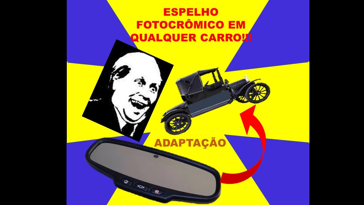 Espelho Fotocr&ocirc;mico em qualquer carro!