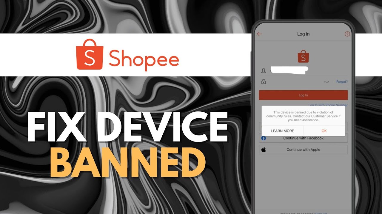 How to Fix Shopee Banned Device
