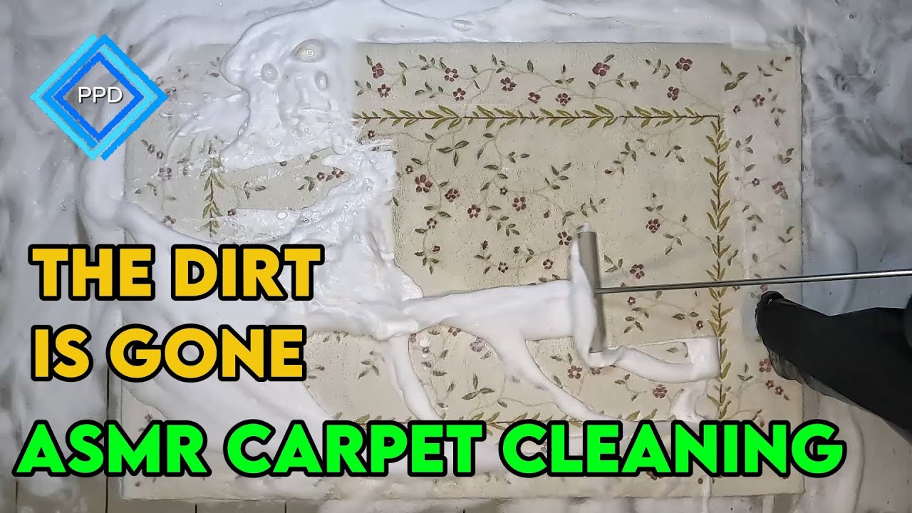 PPD  -The dirt is gone  -  ASMR Carpet Cleaning - Pranie dywanu