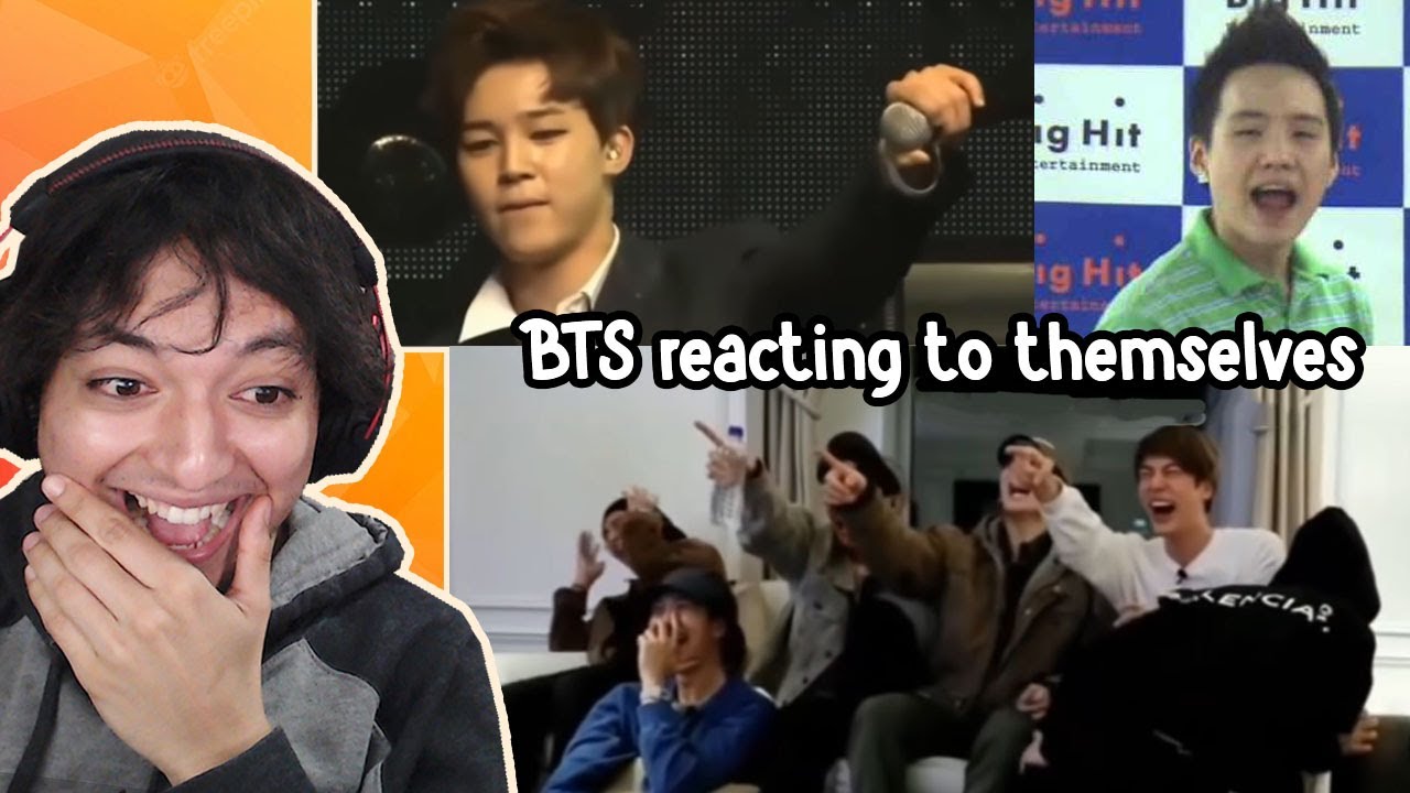 BTS Cringing and Laughing at their old videos - Reaction