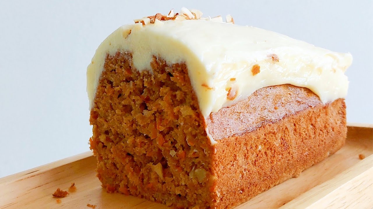[MM's cafe] Carrot cake เค้กแครอท นุ่มและชุ่มชื้นสุดๆ #หม้ออบลมร้อน